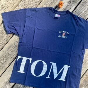 90s Tommy Hilfiger big logo spell out shirt sz XL